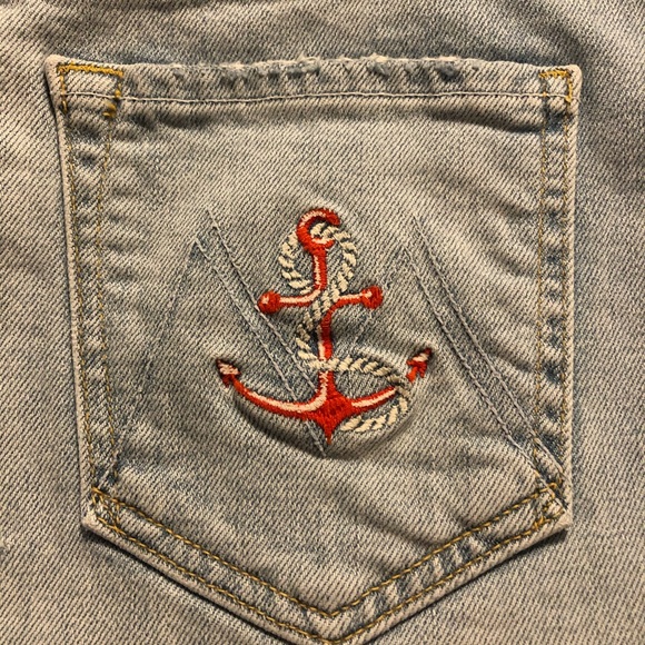 Mother Superior Easy Does It Stripe Shorts Size 29 - Picture 13 of 16